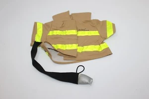 Build A Bear Outfit Firefighter Hose Attached Jacket Vinyl  Firefighting Nice - Picture 1 of 5