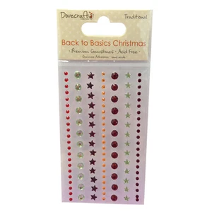 Dovecraft Back to Basics tradicional navideño - piedras preciosas