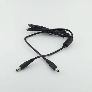 DC Power 5.5MM x 2.1mm Male to Male Plug Adapter Connector Extension Cable 4FT - Picture 1 of 5