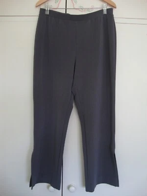 Calça Feminina Weekenders Cinza Texturizada Elástica Dividida Lateral - Tamanho M - Imagem 1 de 4