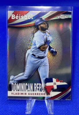 Vladimir Guerrero Jr 2021 Topps Chrome Beisbol Inseet #B-6 - Image 1 of 3