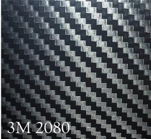3M 2080 CFS12 Pellicola Car Wrapping Fibra Di Carbonio Nero Riposizionabile - Foto 1 di 1