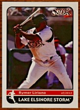 2013 Grandstand Rymer Liriano #28 Lake Elsinore Storm Minor League Baseball