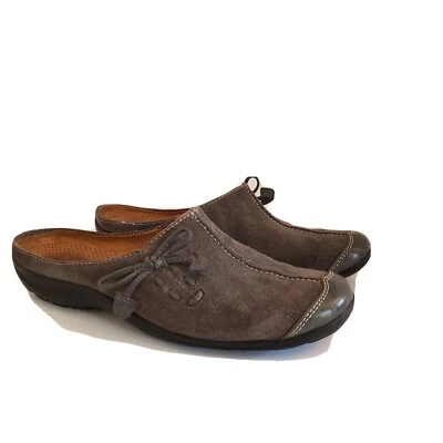 Natural SOUL Naturalizer Mujer 6.5M Fanner Zueco Gris Gamuza Sin Cordones Zapatos Mula Foto 1 de 4