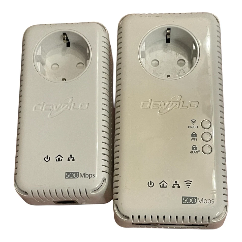 Devolo dLAN 500 AV Wireless+ Starter Kit 500 Mbit/s Ethernet/LAN WiFi - Bild 1 von 4