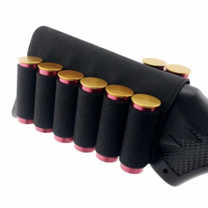 Tactical 8 Rounds Shells Shotgun Ammo Buttstock Holder for 12/20 Gauge Shotgun - Picture 1 of 6