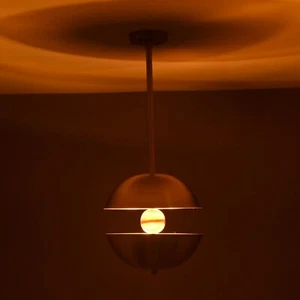 Sunrise Pendant Ceiling Lamp made of Brass Suspended Lamp Brushed Brass Finish - Picture 1 of 10
