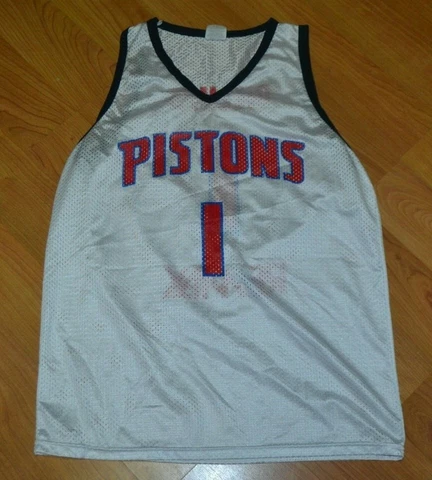 Detroit Pistons Youth Medium Chauncey Billups Basketball Jersey SGA Nice NBA Cover