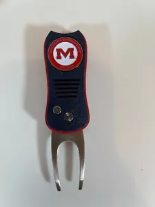 "Ole Miss" Rebels Golf Divot Tool And Ball Marker Ahead Brand - Picture 1 of 2