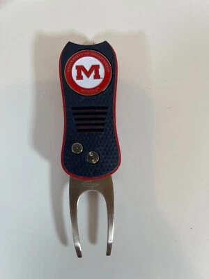 "Ole Miss" Rebels Golf Divot Tool And Ball Marker Ahead Brand - Image 1 of 2
