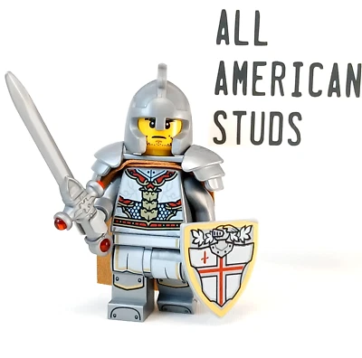 LEGO Castle Crusader Paladin Knight Minifigure LOTR Dungeons BAM Series D&D - Image 1 of 4