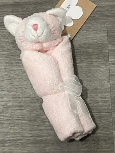 Angel Dear KITTY CAT Security Blanket Pink Kitten Plush Baby Soft Lovey New - Picture 1 of 1