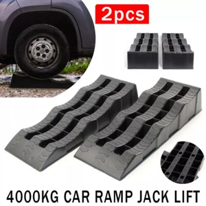 Heavy Duty Stufenkeile 2er Set Wohnwagen Ausgleichskeile Auffahrkeile Rampen 4T - Bild 1 von 14