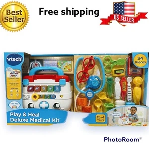 VTech Play and Heal Deluxe Medical Kit Role-Play Doctor Toy - NEW - Picture 1 of 3