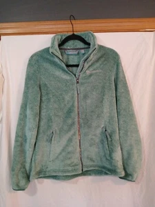 FREE COUNTRY FLEECE JADE MIST JACKET SZ M FULL ZIP POCKETS M/SLEEVE Soft - Picture 1 of 21