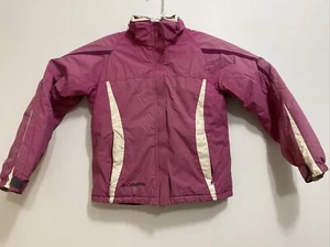 Columbia Omni-Tech Winter Jacket Coat Snow Ski Jacket Youth Girl 10/12 Pink - Picture 1 of 9