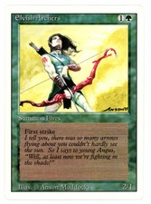 Revised ** 4x Elvish Archers x4 ** Mtg Magic (MP)