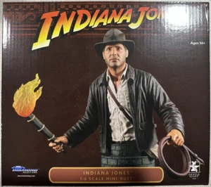 Indiana Jones 1:6 Scale Mini-Bust Diamond Select Toys Gentle Giant #3/1000 2023 - Picture 1 of 7