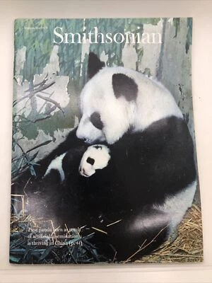 September 1979 Smithsonian Magazine ● First Panda born Invitro thrive in China - Image 1 of 4