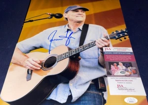 James Taylor Singer/Songwriter Signed 11x14 Photo Fire & Rain JSA Proof 2 - Picture 1 of 8