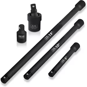 00256A 1/2 Pollice Drive Impact Prolunga Barra e Adattatore Set, 5 Pezzi | Include 5 - Foto 1 di 16