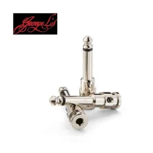 George L's 0.155" Solderless Straight Plug, Nickel - Picture 1 of 1
