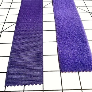 Velcro® Marke 2" lila Haken & Schlaufe Set - AUFNÄHEN TYP - 1 YARD - UNGESCHNITTEN - Bild 1 von 2