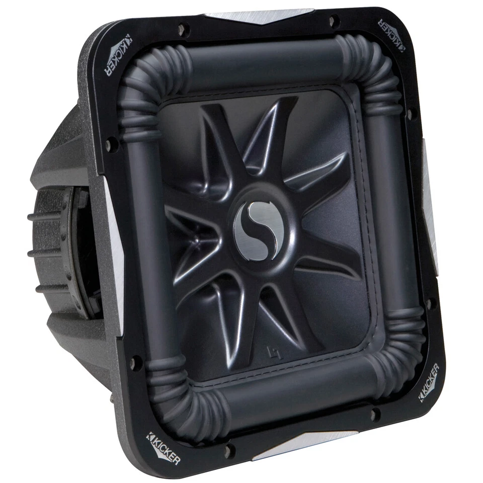 KICKER Solo-Baric L7 Woofer S8L72 - 20cm 2 x 2 Ohm Bass (8") Square Subwoofer - Bild 1 von 1