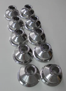 1 1/2 x 3/4 kurze Sanitär Tri Clamp Reduzierstück 10 Stück 316L - Bild 1 von 3