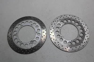 YAMAHA V STAR 1100 XVS1100A 1999-2009 CLÁSICO ROTORES DE FRENO DELANTERO IZQUIERDO DERECHO Foto 1 de 4