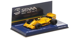 Minichamps 1:43 LOTUS HONDA 99T AYRTON SENNA 1ST WIN MONACO 1987 DIRTY VERSION - Picture 1 of 3