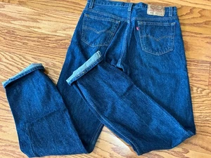 Vintage Levi’s 501xx Mens Jeans Sz 35x38 Fuzzy Denim Y2K Made in USA 90s MINT - Picture 1 of 12