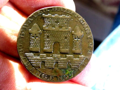 High Grade 1794 Bridgewater J. Holloway and Son Half Penny Token - DH-86  K1 - Image 1 of 2