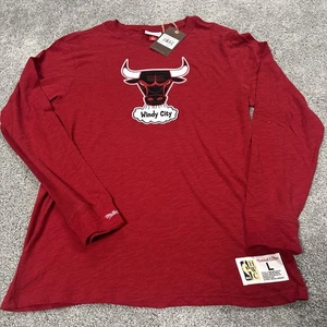 Nuevo con etiquetas Chicago Bulls Windy City Manga Larga Mitchell & Ness Talla Grande - Imagen 1 de 5