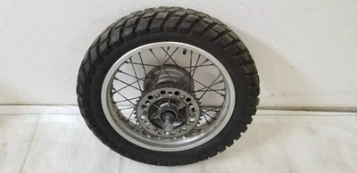 Honda NX 250 MD25 Hinterrad, Felge hinten mit Reifen, Kettenblatt, Achse, Rim - Bild 1 von 4