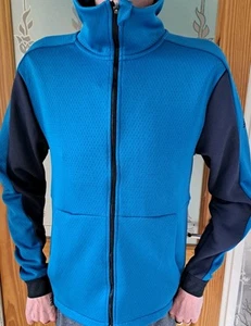 NEW BALANCE MENS R.W.T DOUBLE KNIT SPORTS TRACK TOP JACKET FULL ZIP GYM UK SMALL - Picture 1 of 18