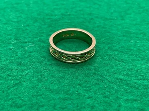 CLOGAU-RING 9 KARAT ROSÉ- & GELBGOLD 6,4 G GRÖSSE S EHERING VINTAGE - Bild 1 von 7