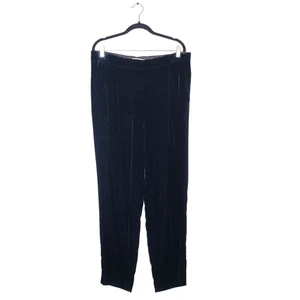Vince Black Velvet Silk Viscose Pull On Trouser Pants 6 Whimsigoth Holiday - Picture 1 of 12