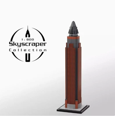 Frankfurt skyscraper 1:800 scale building model block set 522pcs - Image 1 of 2