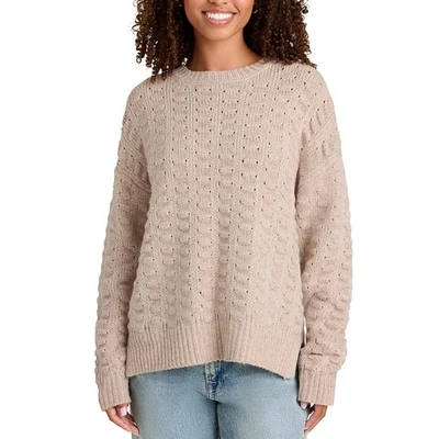 Splendid Women Brown Wool Blend Knit Candace Casual Crewneck Sweater Size S - Image 1 of 4