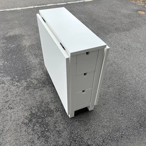 IKEA NORDEN Gateleg table, white - LOCAL PICKUP - Picture 1 of 16