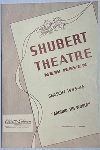 1945 Shubert Theaterprogramm Orson Welles Cole Porter um die Welt Spielzettel - Bild 1 von 5