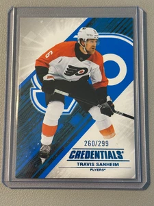 2022-23 Credentials Blue Travis Sanheim /299 #6 NHL Flyers - Bild 1 von 2