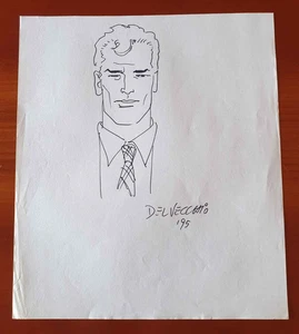 BENIAMINO DEL VECCHIO SKETCH / ORIGINAL ART  MARTIN MYSTERE CM 25X21,5 - Imagen 1 de 1