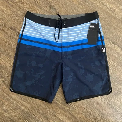 Boardshorts Hurley Phantom Aloha Stripe BS 19" para hombre talla 32 Foto 1 de 4