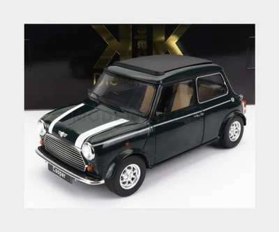 KK-SCALE KKDC120071R MINI - COOPER SUNROOF RHD 1992 - DARK GREEN WHITE - 1/12 - Immagine 1 di 2