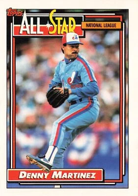 Denny Martinez 1992 Topps #394 Montreal Expos Baseball - Image 1 of 2