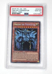 2016 YuGiOh Obelisk the Tormentor CT13-EN002 Limited Edition Secret Rare PSA 10 - Picture 1 of 2