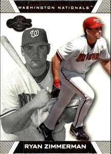 2007 Topps Co-Signers Washington Nationals Baseball Card #16 Ryan Zimmerman