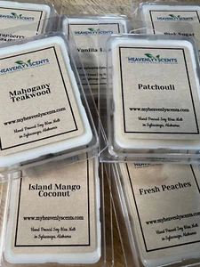 Soy Wax Melts - 2.75 oz, 6 Cubes, Long Lasting - Heavenly Scents - Picture 1 of 4